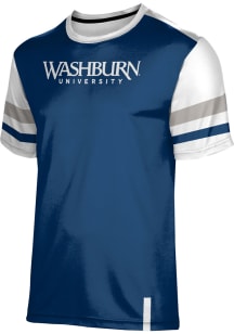 ProSphere Washburn Ichabods Blue Old School Short Sleeve T Shirt
