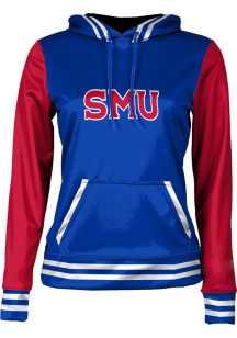ProSphere SMU Mustangs Womens Blue Letterman Hooded Sweatshirt