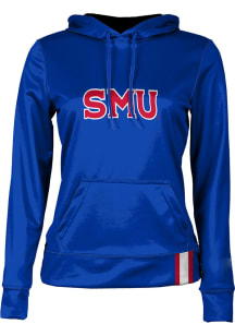 ProSphere SMU Mustangs Womens Blue Solid Hooded Sweatshirt