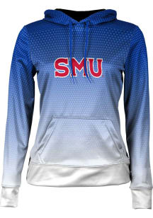 ProSphere SMU Mustangs Womens Blue Zoom Hooded Sweatshirt