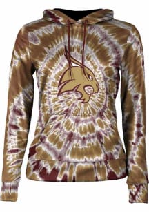 ProSphere Texas State Bobcats Womens Maroon Tie Dye Hooded Sweatshirt