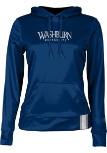 ProSphere Washburn Ichabods Womens Blue Solid Hooded Sweatshirt