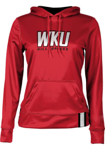 ProSphere Western Kentucky Hilltoppers Womens Red Solid Hooded Sweatshirt