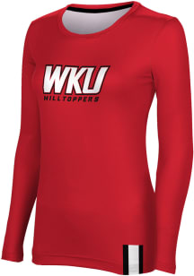 ProSphere Western Kentucky Hilltoppers Womens Red Solid LS Tee