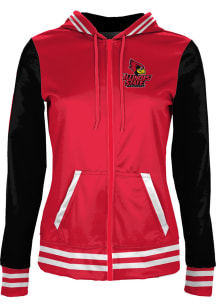 ProSphere Illinois State Redbirds Womens Red Letterman Light Weight Jacket