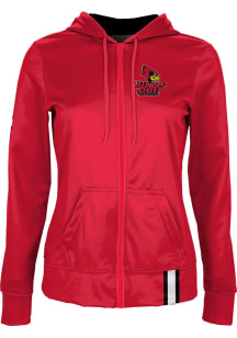 ProSphere Illinois State Redbirds Womens Red Solid Light Weight Jacket