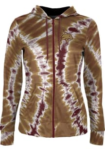 ProSphere Texas State Bobcats Womens Maroon Tie Dye Light Weight Jacket