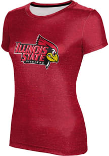 ProSphere Illinois State Redbirds Womens Red Heather Short Sleeve T-Shirt