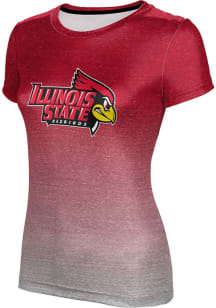 ProSphere Illinois State Redbirds Womens Red Ombre Short Sleeve T-Shirt