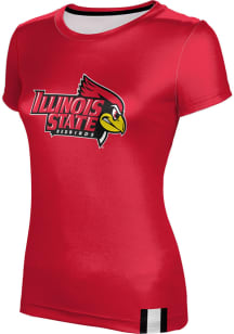 ProSphere Illinois State Redbirds Womens Red Solid Short Sleeve T-Shirt
