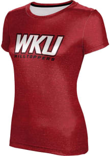 ProSphere Western Kentucky Hilltoppers Womens Red Heather Short Sleeve T-Shirt