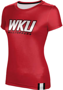 ProSphere Western Kentucky Hilltoppers Womens Red Solid Short Sleeve T-Shirt