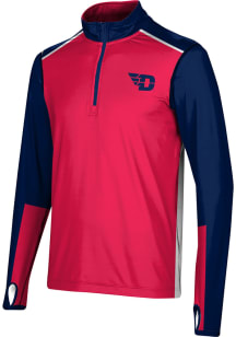 ProSphere Dayton Flyers Mens Navy Blue Counter Long Sleeve 1/4 Zip Pullover