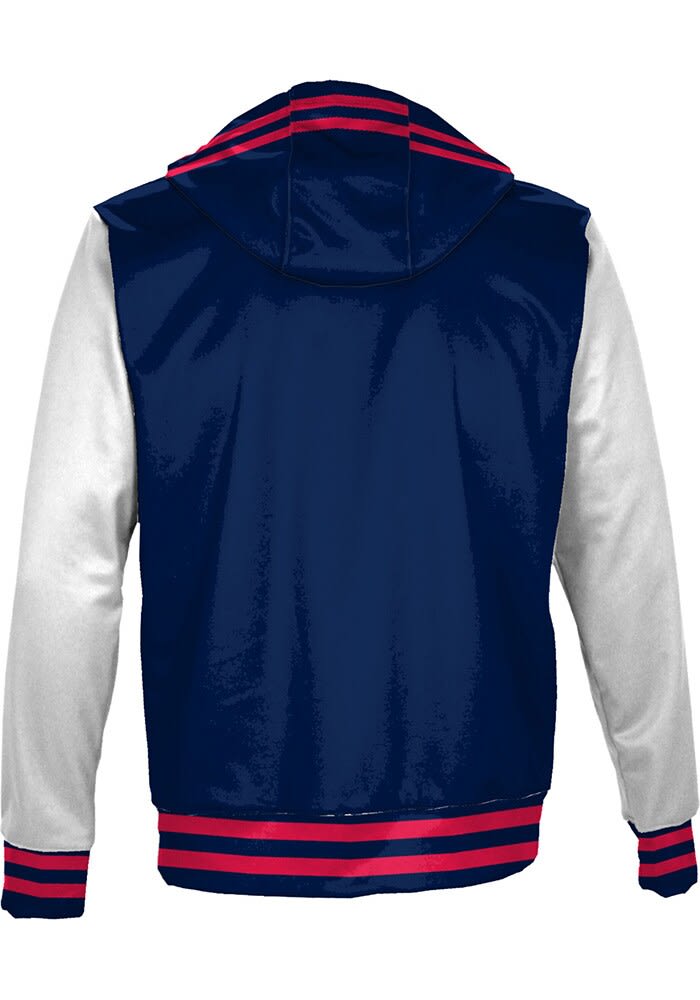 ProSphere Dayton Flyers Mens Navy Blue Letterman Long Sleeve Hoodie