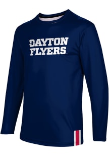 ProSphere Dayton Flyers Navy Blue Solid Long Sleeve T Shirt