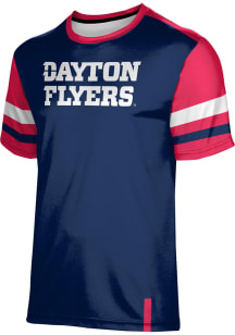 ProSphere Dayton Flyers Navy Blue Old School Short Sleeve T Shirt