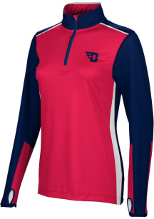 ProSphere Dayton Flyers Womens Navy Blue Counter 1/4 Zip Pullover