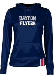 ProSphere Dayton Flyers Womens Navy Blue Solid Hooded Sweatshirt