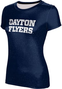 ProSphere Dayton Flyers Womens Navy Blue Heather Short Sleeve T-Shirt