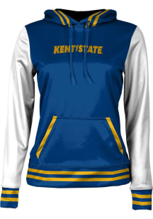 ProSphere Kent State Golden Flashes Womens Navy Blue Letterman Hooded Sweatshirt