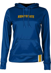 ProSphere Kent State Golden Flashes Womens Navy Blue Solid Hooded Sweatshirt