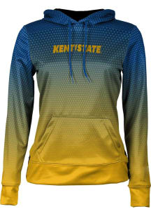 ProSphere Kent State Golden Flashes Womens Navy Blue Zoom Hooded Sweatshirt