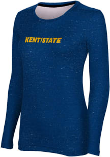 ProSphere Kent State Golden Flashes Womens Navy Blue Heather LS Tee