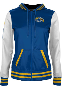 ProSphere Kent State Golden Flashes Womens Navy Blue Letterman Light Weight Jacket
