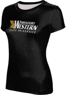 ProSphere Missouri Western Griffons Womens Black Heather Short Sleeve T-Shirt