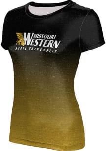 ProSphere Missouri Western Griffons Womens Black Ombre Short Sleeve T-Shirt