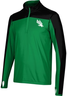 ProSphere North Texas Mean Green Mens Green Sharp Long Sleeve 1/4 Zip Pullover