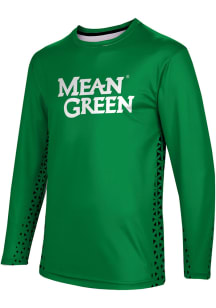 ProSphere North Texas Mean Green Green Geometric Long Sleeve T Shirt