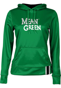 North Texas Mean Green Womens Kelly Green Sport Fleece 1/4 Zip Pullover