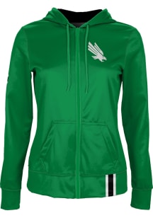ProSphere North Texas Mean Green Womens Green Solid Light Weight Jacket