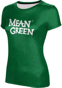 ProSphere North Texas Mean Green Womens Green Heather Short Sleeve T-Shirt
