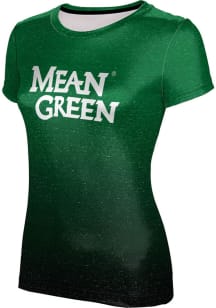 ProSphere North Texas Mean Green Womens Green Ombre Short Sleeve T-Shirt