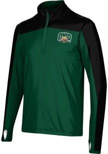 ProSphere Ohio Bobcats Mens Green Sharp Long Sleeve 1/4 Zip Pullover