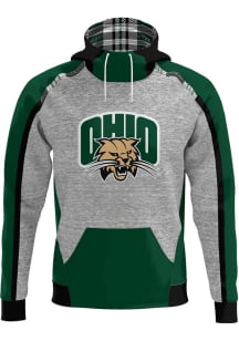 ProSphere Ohio Bobcats Mens Green Heritage Long Sleeve Hoodie