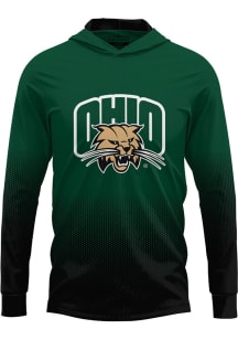 ProSphere Ohio Bobcats Mens Green Hex Pro Long Sleeve Hoodie