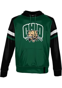 ProSphere Ohio Bobcats Mens Green Old School Long Sleeve Hoodie