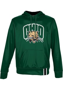 ProSphere Ohio Bobcats Mens Green Solid Long Sleeve Hoodie