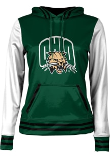 ProSphere Ohio Bobcats Womens Green Letterman Hooded Sweatshirt
