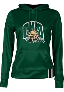 ProSphere Ohio Bobcats Womens Green Solid Hooded Sweatshirt