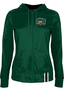 ProSphere Ohio Bobcats Womens Green Solid Light Weight Jacket