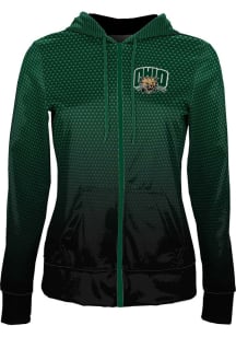 ProSphere Ohio Bobcats Womens Green Zoom Light Weight Jacket