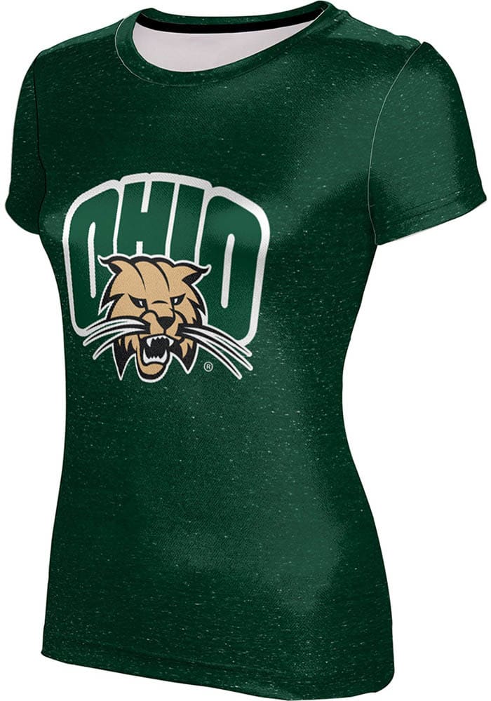 ProSphere Ohio Bobcats Womens Green Heather Short Sleeve T-Shirt