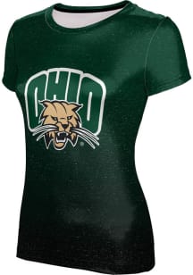 ProSphere Ohio Bobcats Womens Green Ombre Short Sleeve T-Shirt