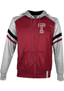 ProSphere Temple Owls Youth Red Old School Light Weight Jacket
