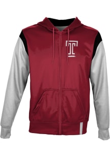 ProSphere Temple Owls Mens Red Tailgate Light Weight Jacket