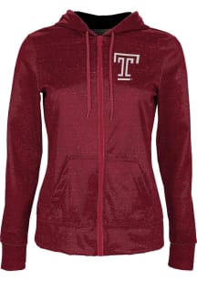ProSphere Temple Owls Womens Red Heather Light Weight Jacket